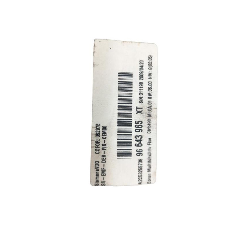 Ecran GPS PEUGEOT 207 Photo n°1