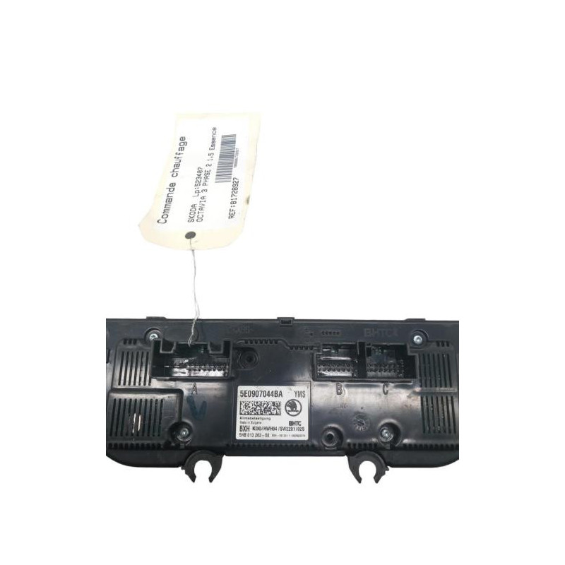 Commande chauffage SKODA OCTAVIA 3 Photo n°1