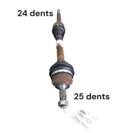 Cardan droit (transmission) PEUGEOT 307