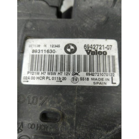 Optique avant principal gauche (feux)(phare) BMW SERIE 3 E90
