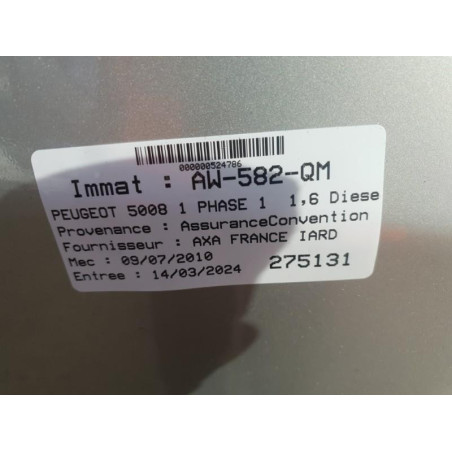 PEUGEOT 5008 1 PHASE 1 1.6 HDI - 16V TURBO
