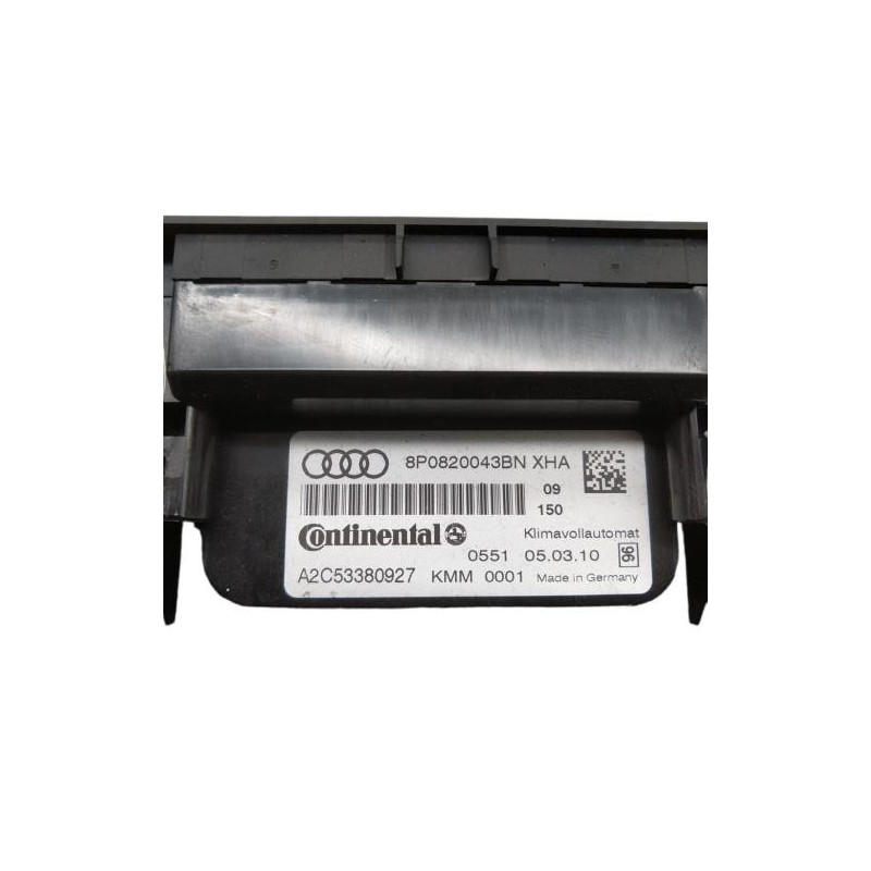 Commande chauffage AUDI A3 2 Photo n°1