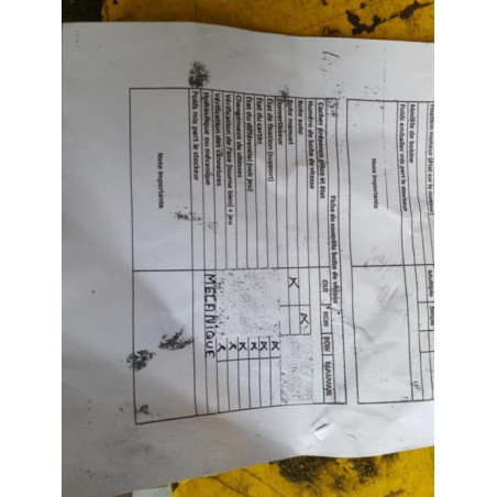 Boite de vitesses CITROEN C4 2