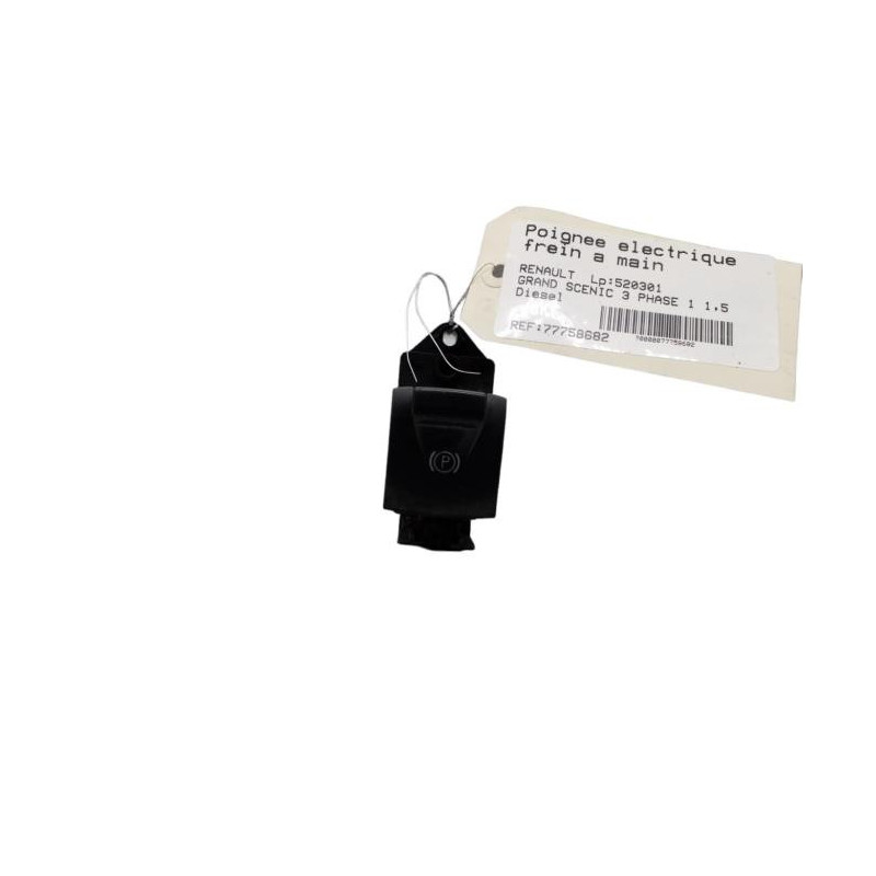 Poignee electrique frein a main RENAULT GRAND SCENIC 3 Photo n°1