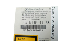 Autoradio d'origine MERCEDES CLASSE C 204 Photo n°5