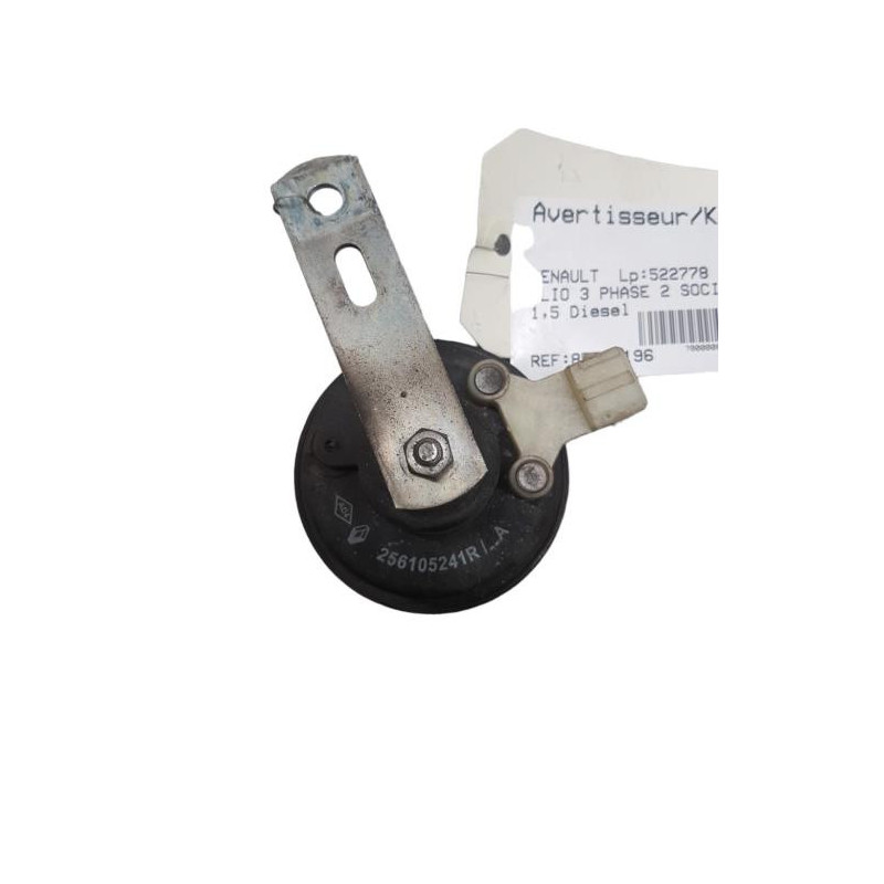Avertisseur/Klaxon RENAULT CLIO 3 Photo n°1