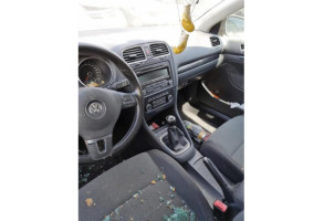 Poignee interieur arriere gauche VOLKSWAGEN GOLF 6 Photo n°17