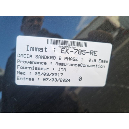 DACIA SANDERO 2 PHASE 1 0.9i - 12V TURBO TCE 90