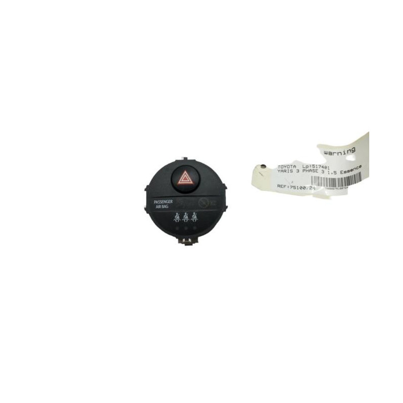Bouton de warning TOYOTA YARIS 3 Photo n°1