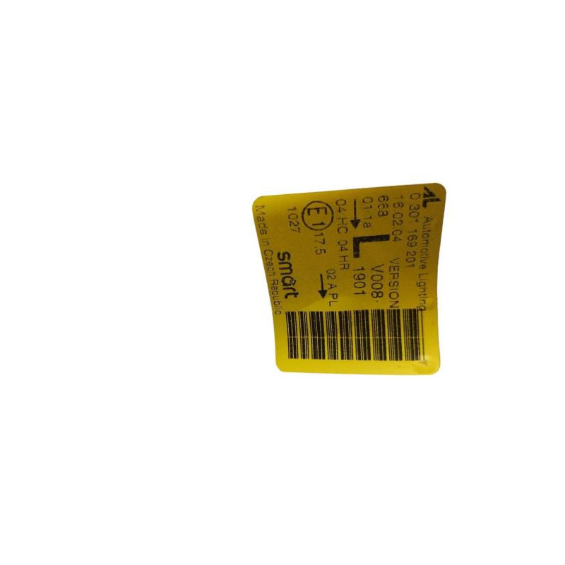 Optique avant principal gauche (feux)(phare) SMART FORTWO 1 Photo n°1