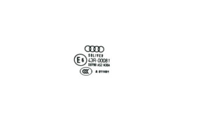 Vitre arriere gauche AUDI A4 2 Photo n°2